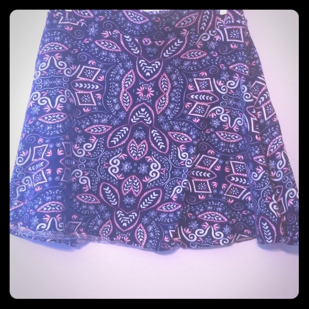 Girls Print Skirt